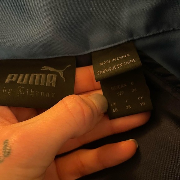 PUMA X FENTY BY RIHANNA WOMEN'S SATIN HOODED TRACK JACKET - Picture 6 of 8